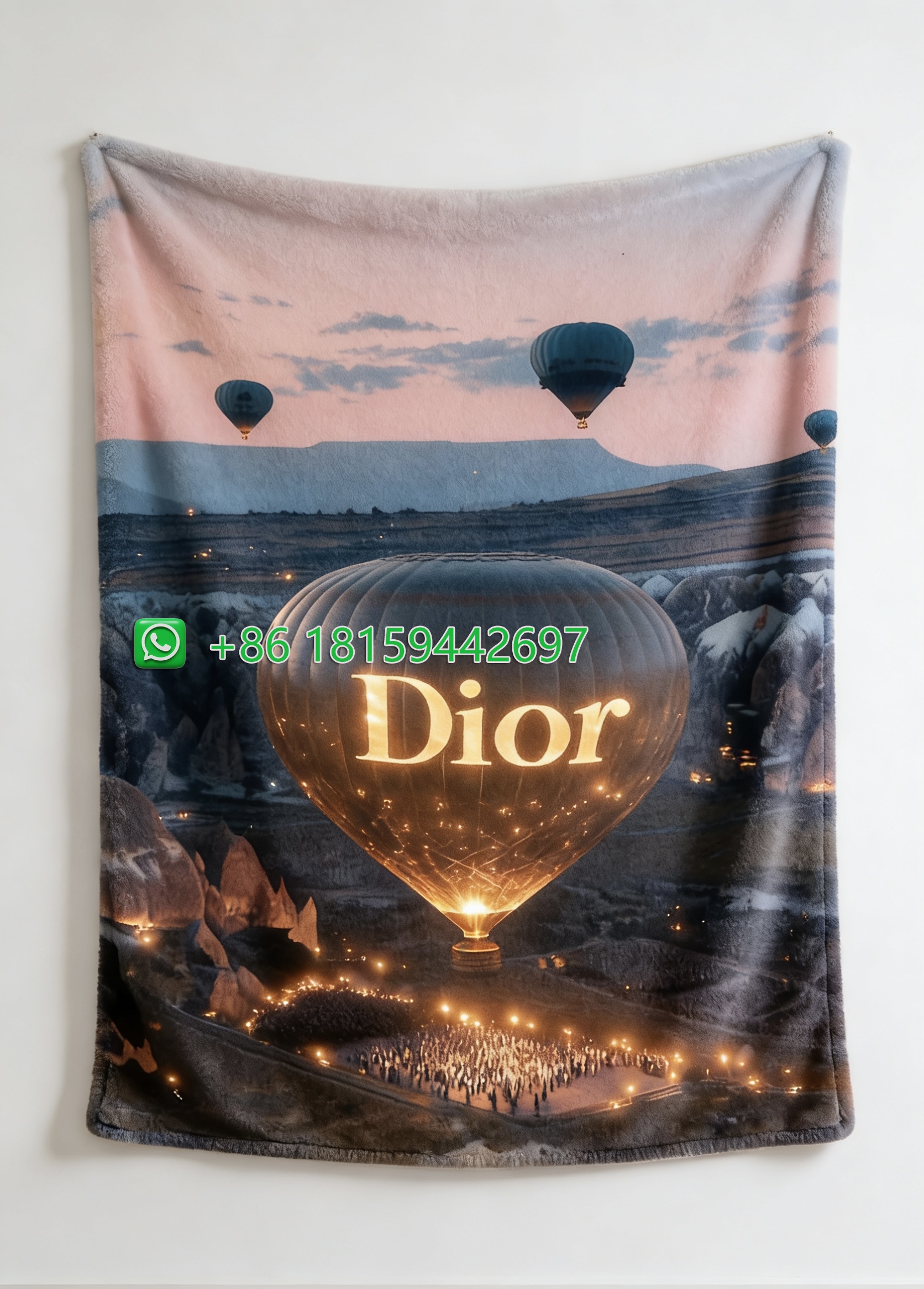 Dior Throw Blankets